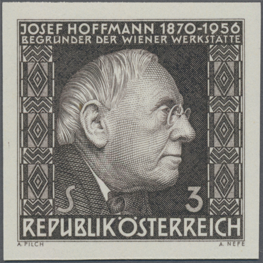 1966, 3 S, 10. Todestag von Josef Hoffmann, Architekt, Begründer der Wiener Werkstätte