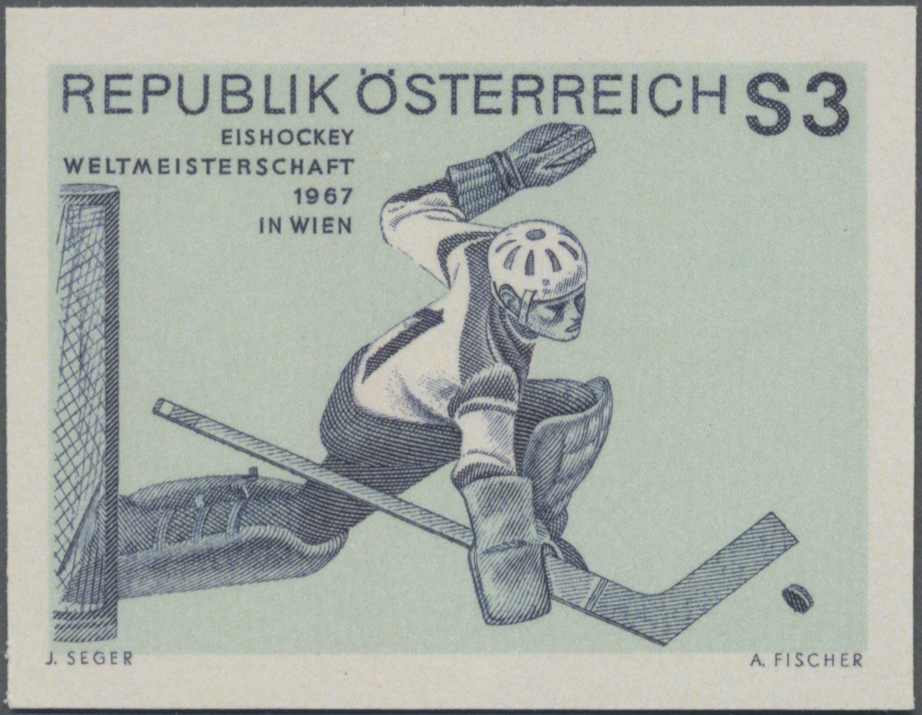 1967, 3 S, Eishockey Weltmeisterschaft in Wien