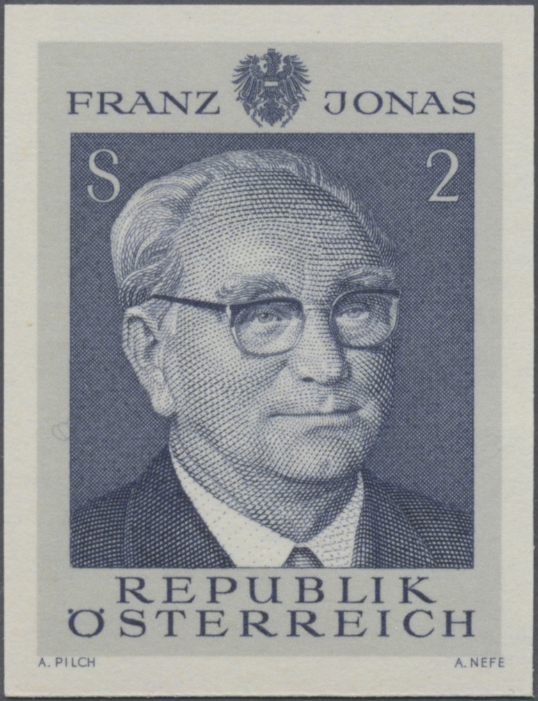 1969, 2 S, 70. Geburtstag von Franz Jonas (1899 - 1974), Bundespräsident