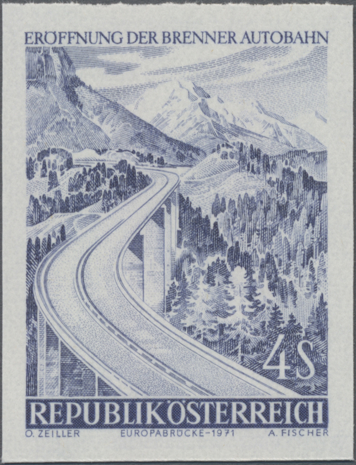 1971, 4 S, Eröffnung der Brenner - Autobahn