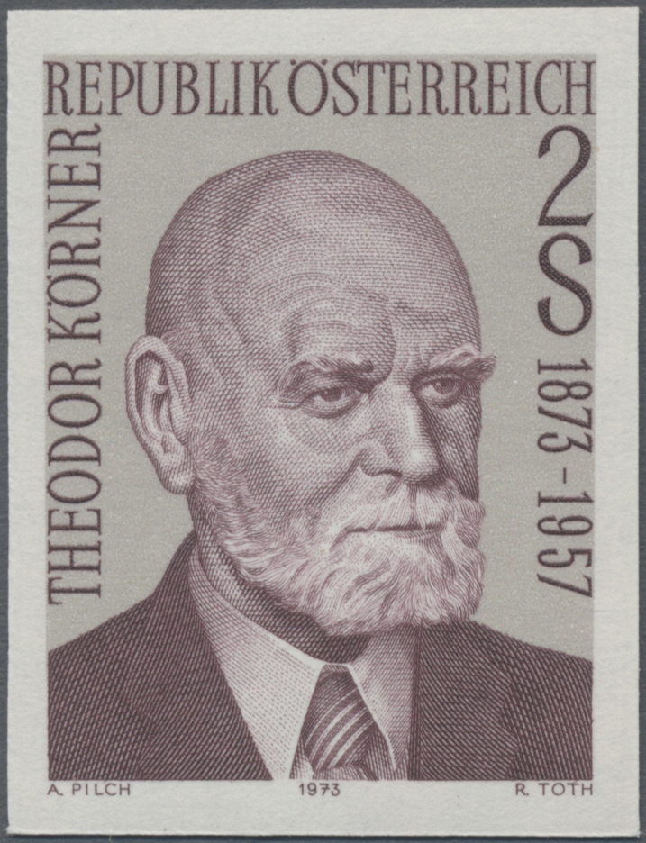 1973, 2 S, 100. Geburtstag Dr. Theodor Körner, Bundespräsident