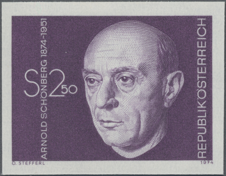 1974, 2, 50 S, 100. Geburtstag von Arnold Schönberg, Komponist
