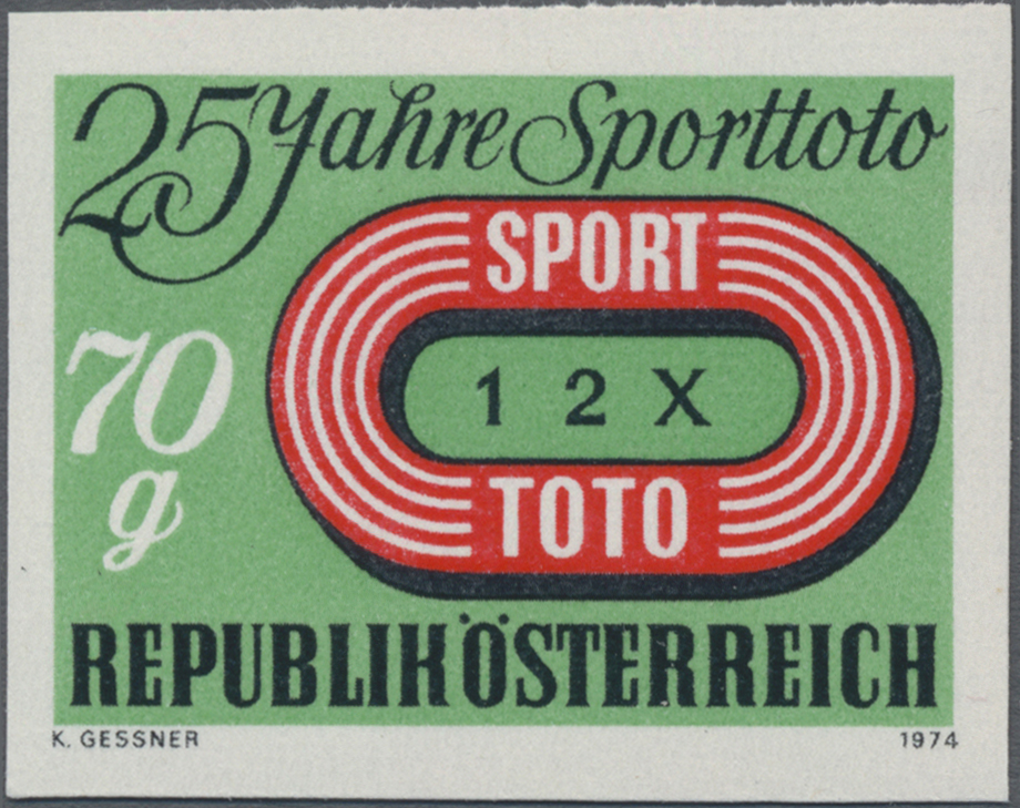1974, 70 g, 25 Jahre Sporttoto