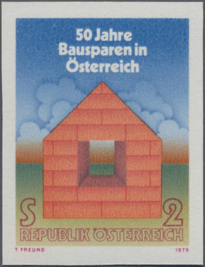 1975, 2 S, 50 Jahre Bausparen in Österreich