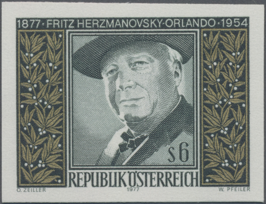 1977, 6 S, 100. Geburtstag von Fritz Hermanovsky - Orlando