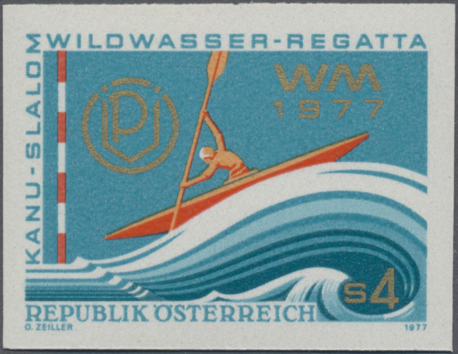 1977, 4 S, Weltmeisterschaften im Wildwasser - Kanuslalom