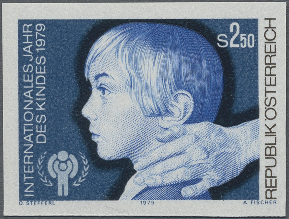 1979, 2, 50 S, Internationales Jahr des Kindes, Abbildung: Kind, schützende Hand