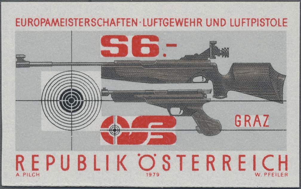 1979, 6 S, Europameisterschaften im Luftgewehr - und Luftpistolenschießen, Graz