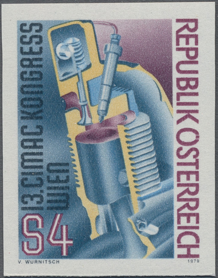 1979, 4 S, Kongress des Internationalen Rates für Verbrennungskraftmaschinen (CIMAC), Abbildung: Dieselmotor