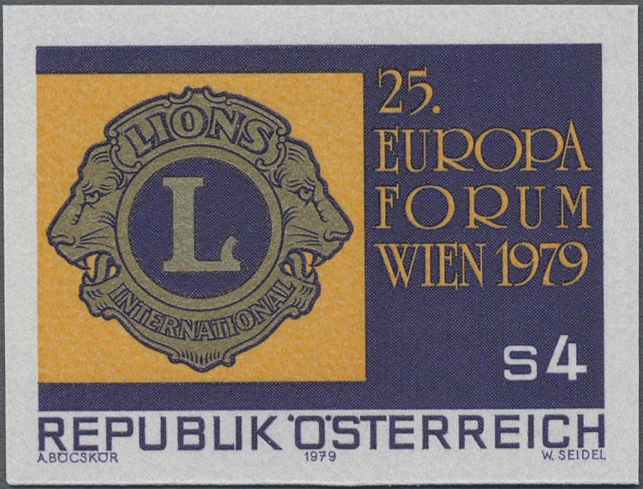 1979, 4 S, 25. Lions - Europa - Forum in Wien