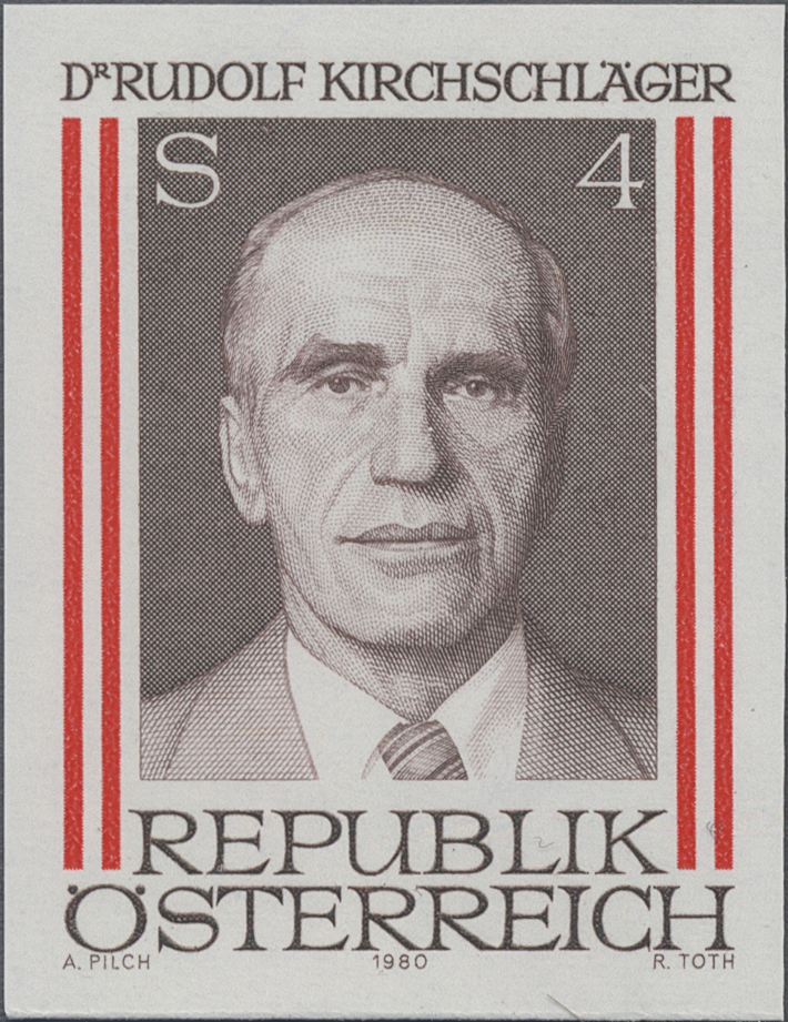1980, 4 S, 65. Geburtstag von Dr. Rudolf Kirchschläger (1915 - 2000, Bundespräsident)