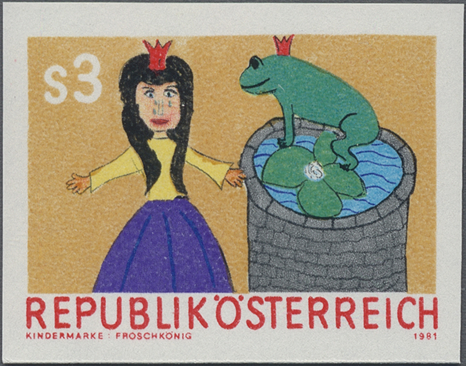 1981, 3 S, Kindermarke - Märchen: Der Froschkönig