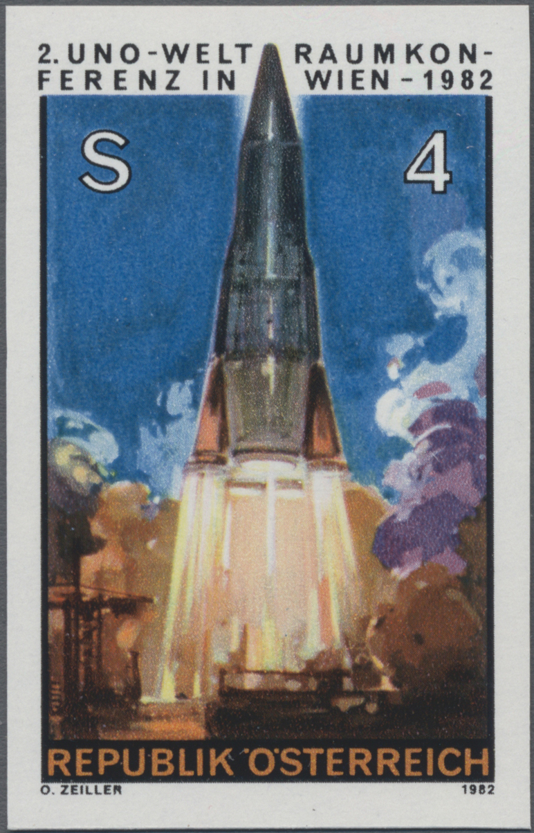 1982, 4 S, UNISPACE ´82, Kongress der Vereinten Nationen über die Erforschung und friedliche Nutzung des Weltraums
