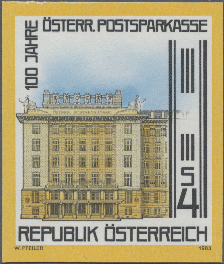 1983, 4 S, 100 Jahre Österreichische Postsparkasse