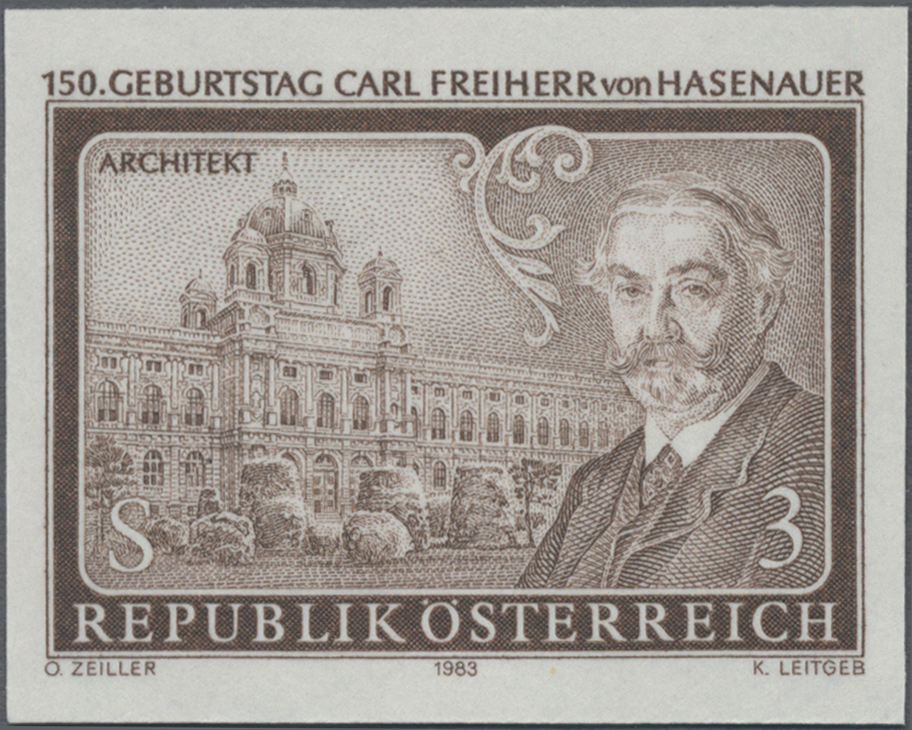 1983, 3 S., Carl Freiherr von Hasenauer, Architekt