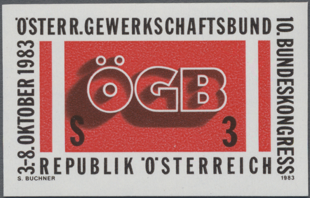 1983, 3 S, 10. Bundeskongress des Österreichischen Gewerkschaftsbundes (ÖGB)