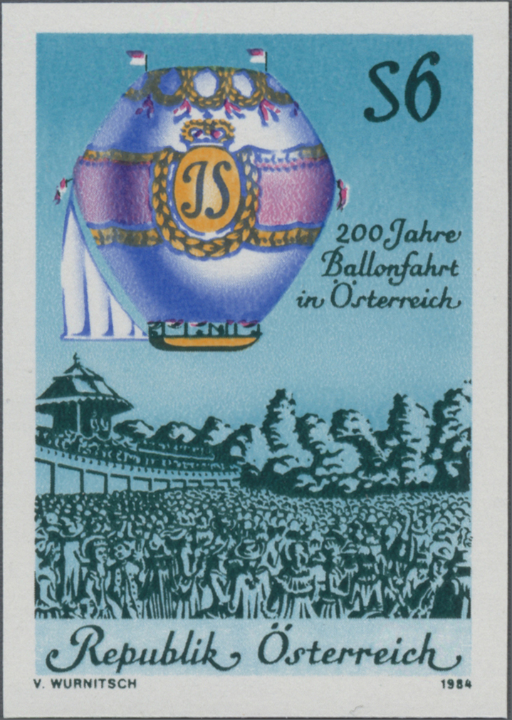 1984, 6 S, 200 Jahre Ballonfahrt in Österreich