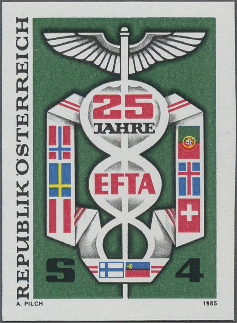 1985, 4 S, 25 Jahre Europäische Freihandelszone EFTA