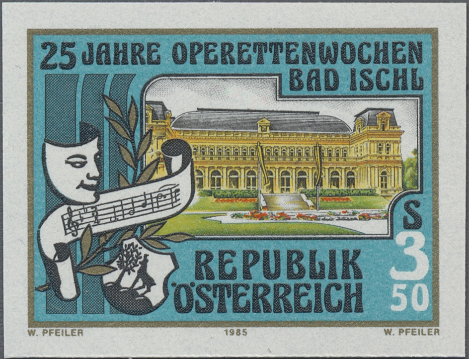 1985, 3, 50 S, 25 Jahre Operettenwochen Bad Ischl
