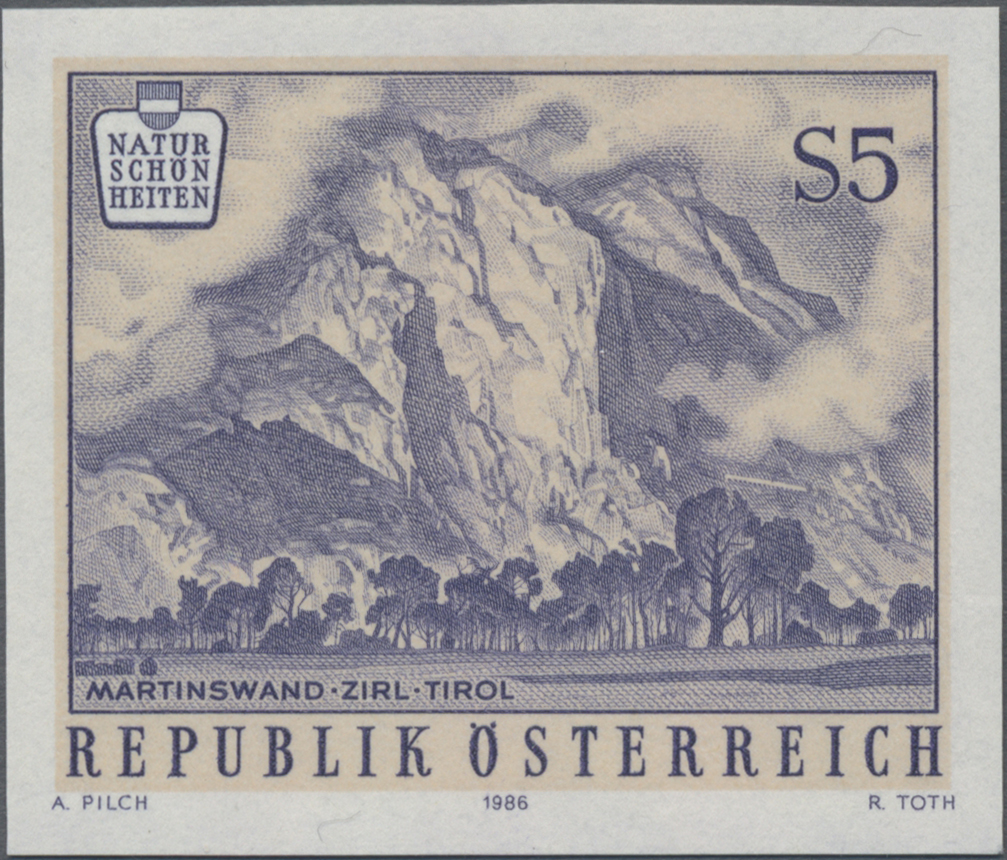 1986, 5 S, Naturschönheiten: Martinswand bei Zirl, Tirol