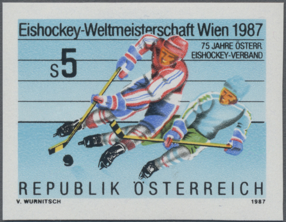 1987, 5 S, Eishockey Weltmeisterschaft in Wien