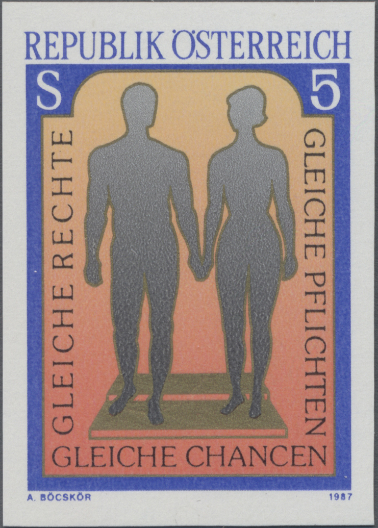 1987, 5 S, Gleiche Rechte - Gleiche Pflichten - Gleiche Chancen (Gleichberechtigung von Mann und Frau)