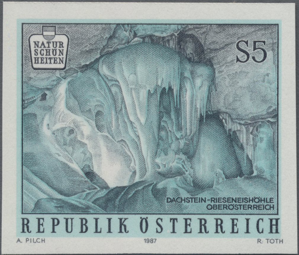 1987, 5 S, Naturschönheiten: Dachstein - Rieseneishöhle