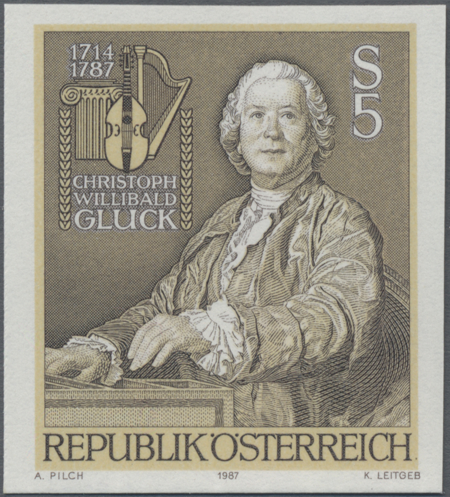 1987, 5 S, 200. Todestag von Christoph Willibald Gluck, Komponist