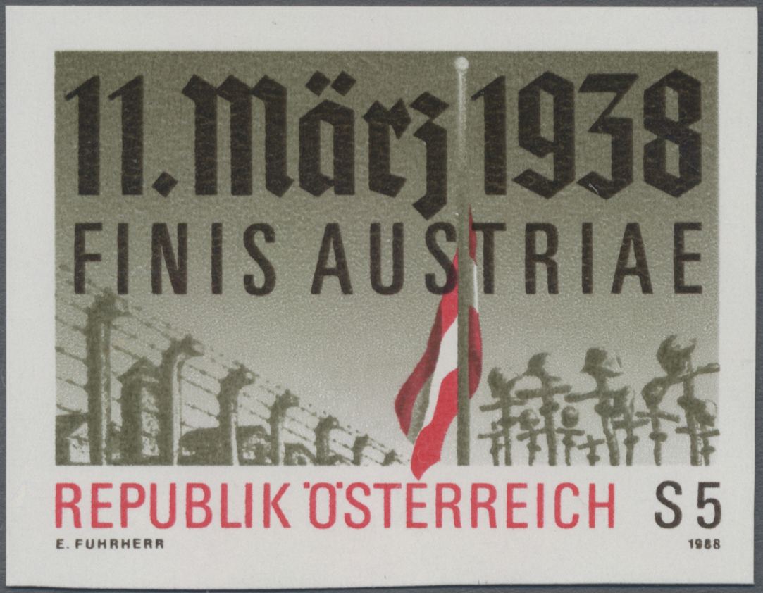 1988, 5 S, Finis Austriae, 50. Jahrestag des Anschlusses Österreichs an das Deutsche Reich
