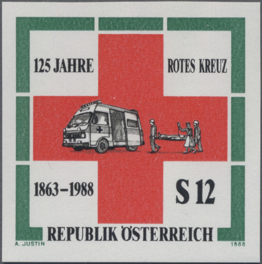 1988, 12 S, 125 Jahre Internationales Rotes Kreuz