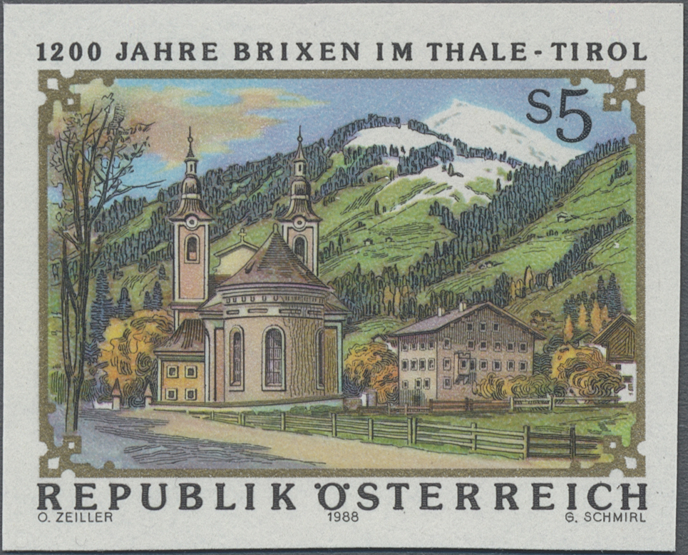 1988, 5 S, 1200 Jahre Brixen im Thale