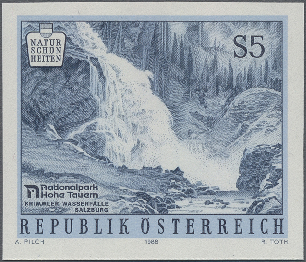 1988, 5 S, Naturschönheiten - Krimmler Wasserfälle