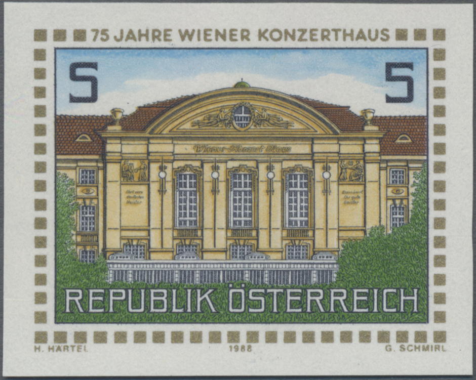 1988, 5 S, 75 Jahre Wiener Konzerthaus