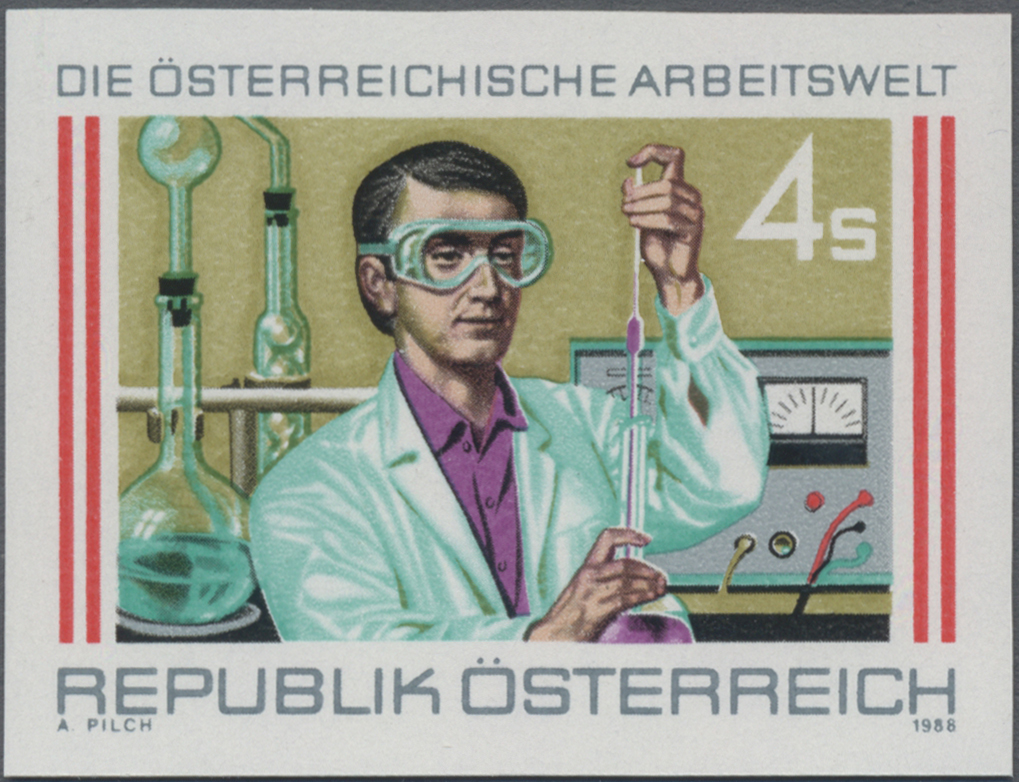 1988, 4 S, Österreichische Arbeitswelt: Chemielaborant