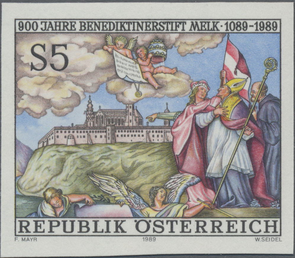 1989, 5 S, 900 Jahre Benediktinerabtei Stift Melk