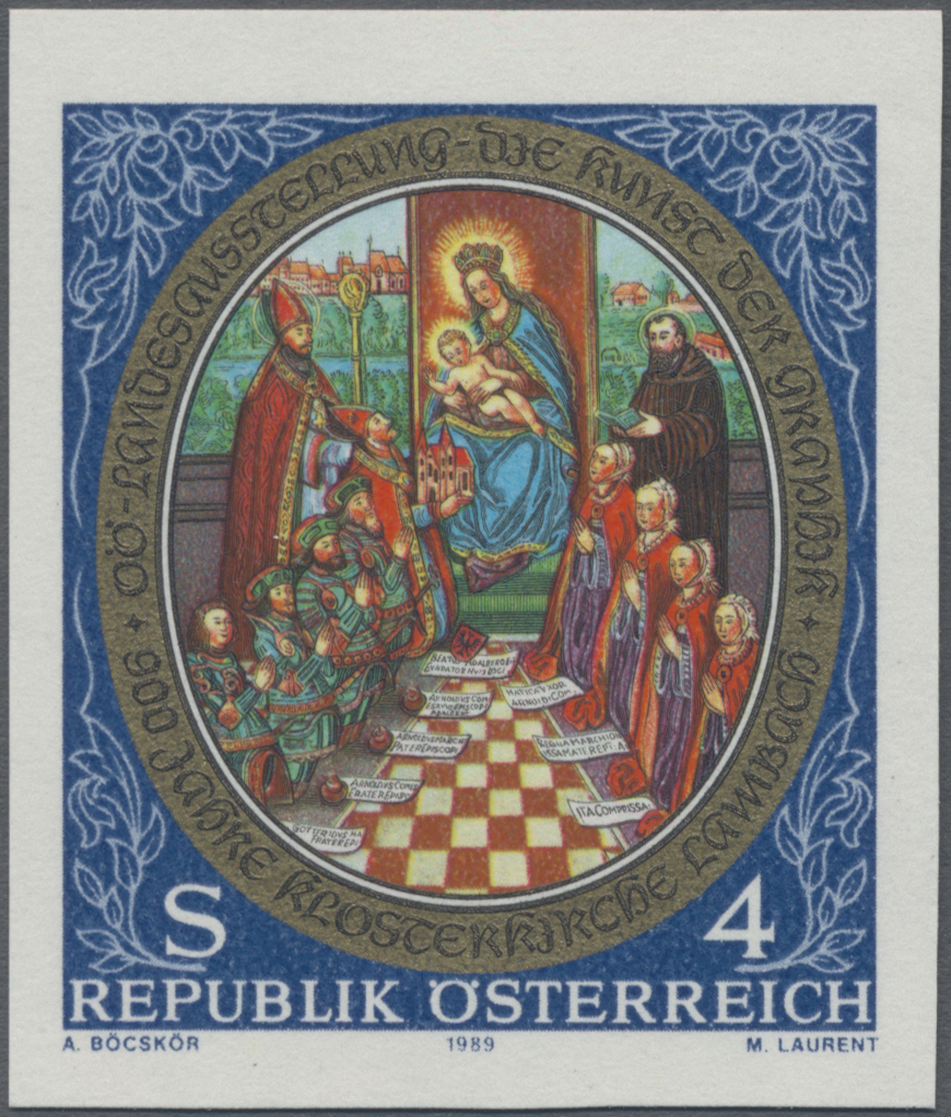 1989, 4 S, Oberösterreichische Landesausstellung ´Die Kunst der Graphik´, 900 Jahre Klosterkirche Lambach