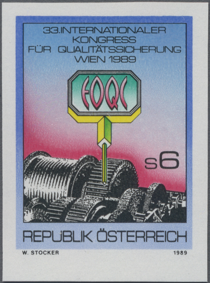 1989, 6 S, Internationaler Kongress der Europäischen Organisation für Qualitätssicherung (EOQC)