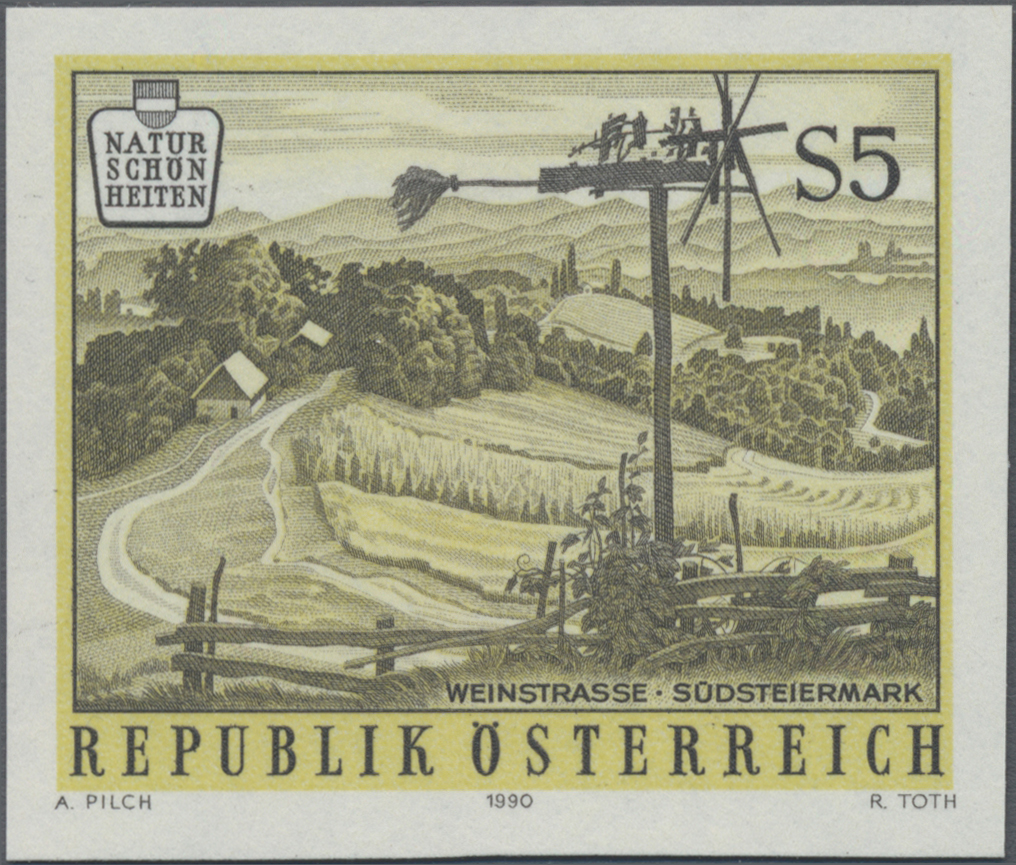 1990, 5 S, Naturschönheiten in Österreich - Weinstraße Südsteiermark