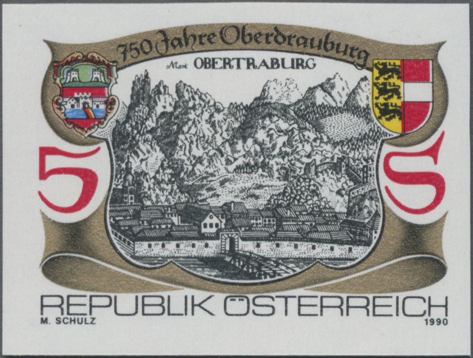 1990, 5 S, 750 Jahre Marktgemeinde Oberdrauburg
