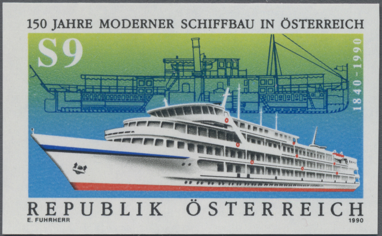 1990, 9 S, 150 Jahre moderner Schiffbau in Österreich