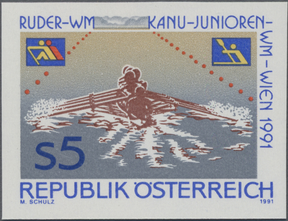 1991, 5 S, Ruder - Weltmeisterschaft und Kanu - Junioren - Weltmeisterschaft