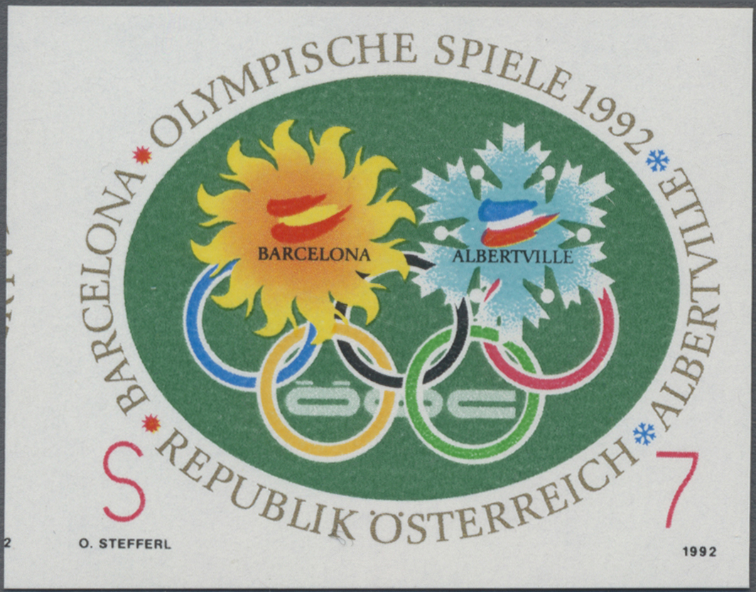 1992, 7 S, Olympische Winterspiele in Albertville, Olympische Sommerspiele in Barcelona