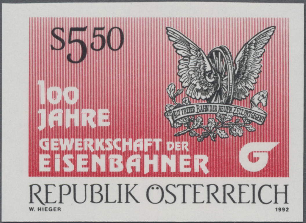 1992, 5, 50 S, 100 Jahre Gewerkschaft der Eisenbahner