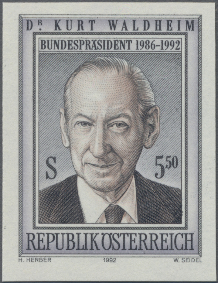 1992, 5, 50 S, Bundespräsident Kurt Waldheim