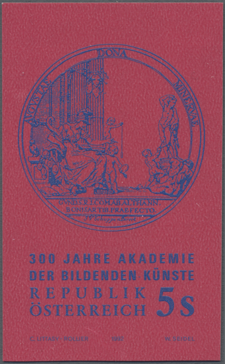1992, 5 S, 300 Jahre Akademie der bildenden Künste, Abbildung: Siegel der Akademie