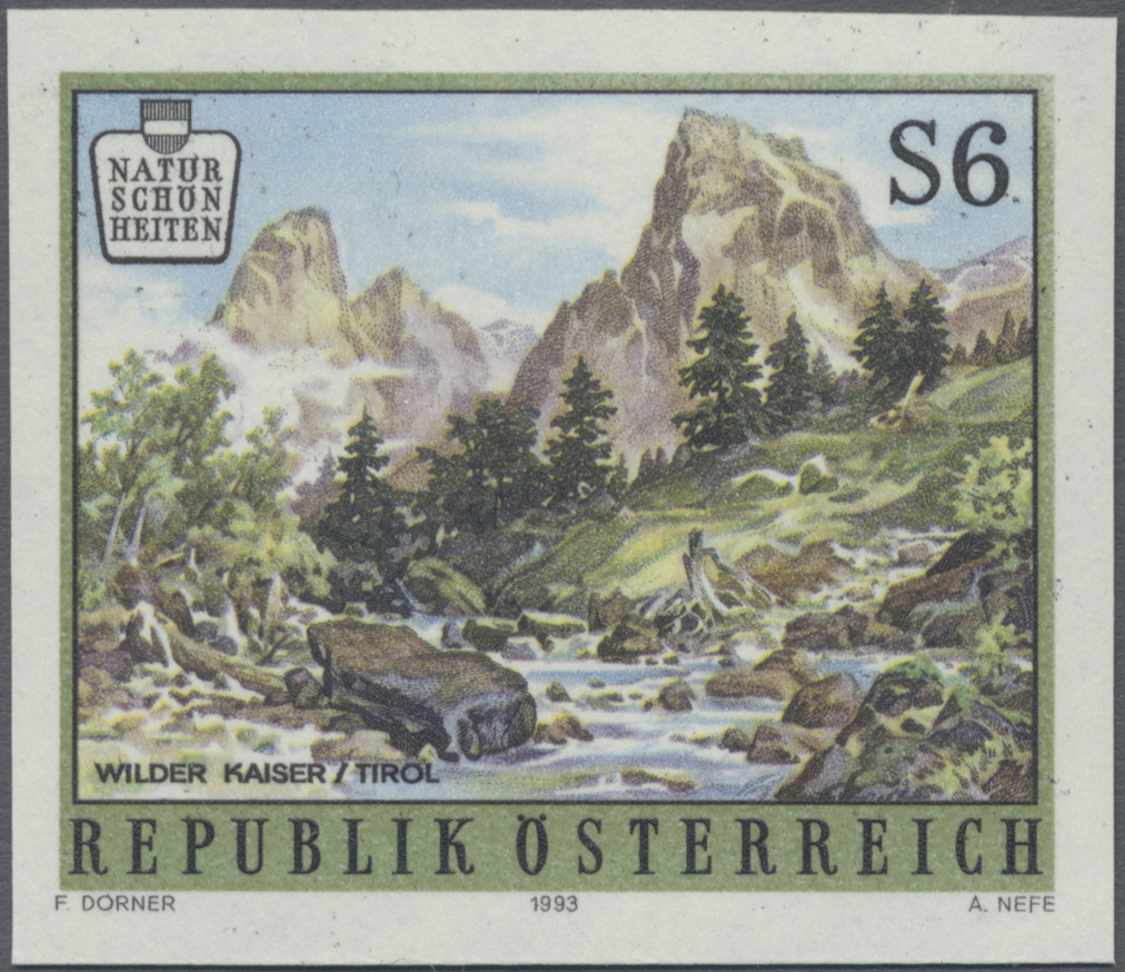 1993, 6 S, Naturschönheiten in Österreich - Wilder Kaiser