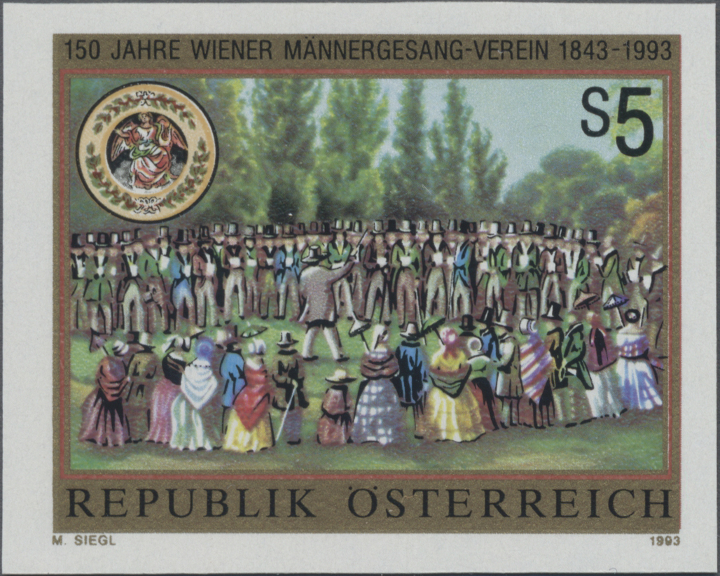 1993, 5 S, 150 Jahre Wiener Männergesangsverein