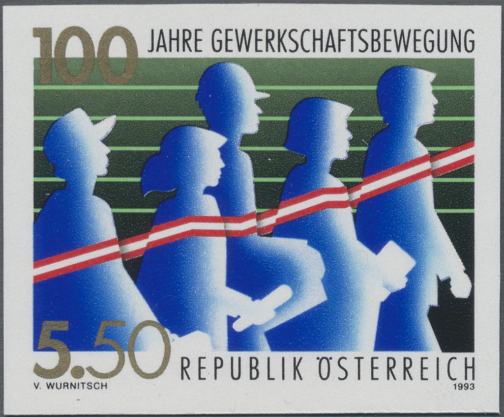 1993, 5, 50 S, 100 Jahre Gewerkschaftsbewegung in Österreich