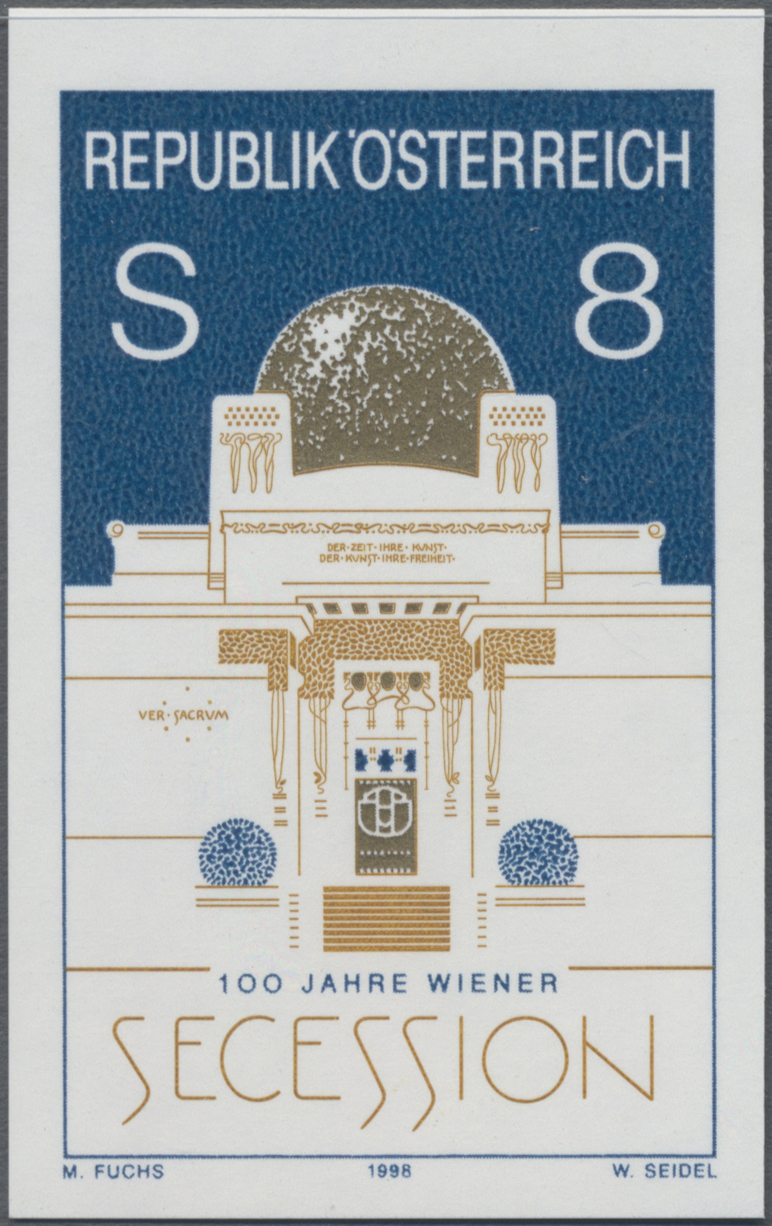 1998, 8 S, 100 Jahre Wiener Sezession, Abbildung: Ausstellungsgebäude