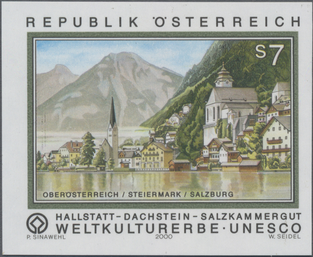 2000, 7 S, UNESCO Weltkulturerbe Hallstatt - Dachstein - Salzkammergut